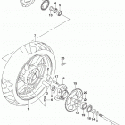GSX250R Переднее колесо