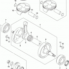 RM,Z250 Коленвал