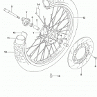 DR650SE Переднее колесо