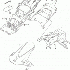 GSX R750 Задний бампер
