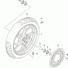 GSX250R Переднее колесо