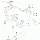 DR,Z400S Fuel tank (dr-z400sl7 e28)