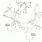 GSX,R600 Side cowling (ykv)
