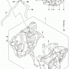 RM,Z450 Картер двигателя