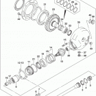 VZR1800,BZ Propeller shaft  /  final drive gear
