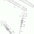 GSX S1000, A Распределительный вал  /  клапана