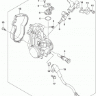 RM,Z250 Корпус Дросселя