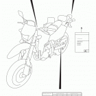 DR,Z400SM Label (dr-z400sml7 e33)