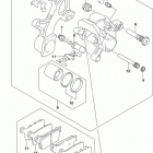 GSX R750 Задний суппорт