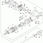 VZ800 Propeller shaft  /  final drive gear