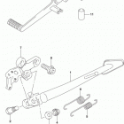 GSX R750 Подножка