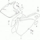 DR,Z400SM Frame cover (dr-z400sml7 e03)