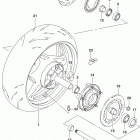 GSX1300R,A Rear wheel (gsx1300ral7 e28)