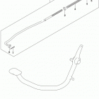 TU250X Rear brake rod