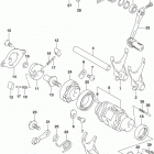 RM,Z250 Механизм  переключения передач