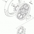 DL650A Front wheel (dl650xal7 e33)