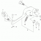 DR,Z400S Педаль тормоза