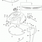 GSX,R600 Fuel tank (gsx-r600l7 e28)