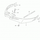 SV650,A Fuel tank front cover