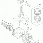 GSX250R Коленвал