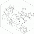 GSX250R Задний суппорт