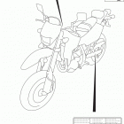 DR,Z400SM Label (dr-z400sml7 e28)