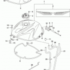GSX R750 Fuel tank (gsx-r750l7 e28)