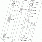 VL1500 Front fork damper (vl1500tl7 e33)
