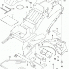 GSX1300R,A Rear fender (gsx1300ral7 e28)