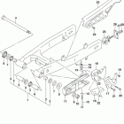 DR,Z125,L Rear swingingarm (dr-z125 e28)