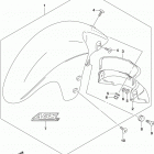 GSX1300R,A Front fender (gsx1300ral7 e28)