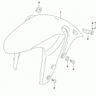 GSX S1000, A Front fender (gsx-s1000l7 e33)