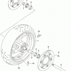 GSX S1000, A Переднее колесо