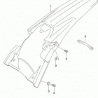 RM,Z250 Задний бампер