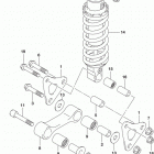 GSX S1000FA Rear cushion lever (gsx-s1000fal7 e28)