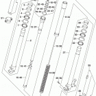 DR,Z400SM Передняя вилка