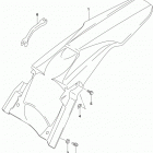 RM,Z450 Задний бампер
