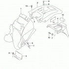 DR650SE Rear fender (dr650sel7 e03)