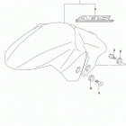 SV650,A Front fender (sv650al7 e28)