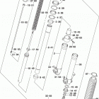 DR,Z400S Передняя вилка