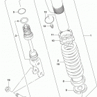 RM85 Rear shock absorber (rm85l7 p03)