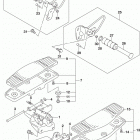 VL1500 Footrest (vl1500bl7 e03)