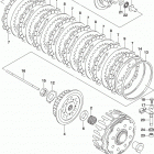 RM,Z250 Сцепление