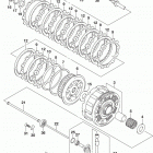 VL1500 Сцепление
