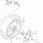 GSX S1000FA Переднее колесо