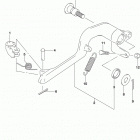 DR,Z400SM Педаль тормоза