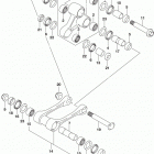 RM,Z450 Втулки заднего рычага