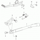 DL1000A,XA Подножка
