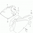DR,Z400S Frame cover (dr-z400sl7 e03)