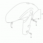 GSX,R600 Front fender (gsx-r600l7 e28)